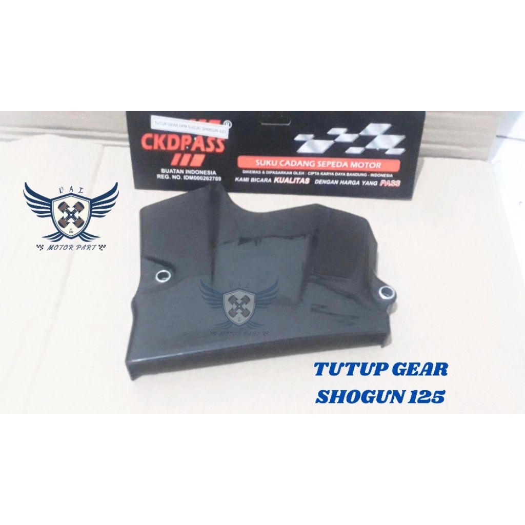 cover tutup gear gir depan shogun 125