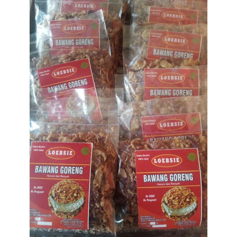 

Promo Bawang Goreng Cap Loebsie 100 gr
