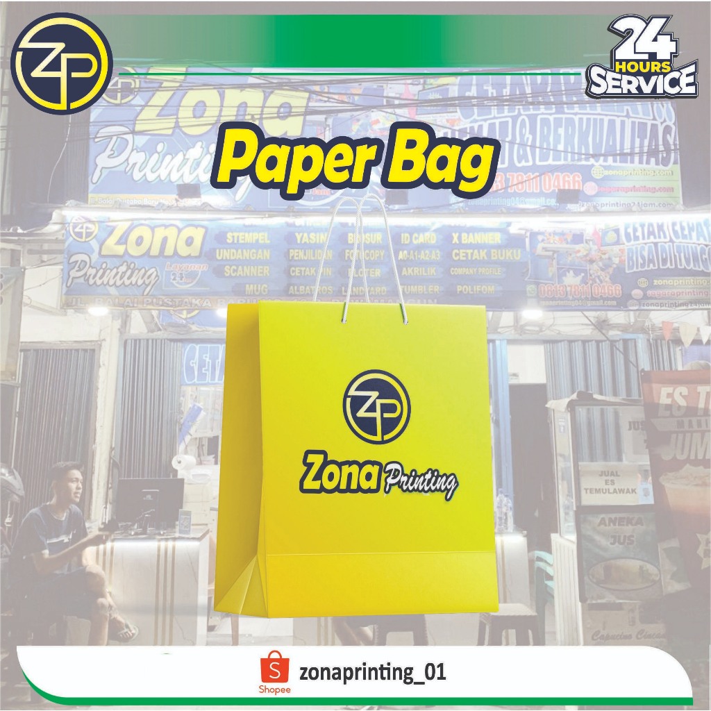 

CETAK PAPERBAG CUSTOM || BAHAN ART CARTON 210 Gsm || FREE DESIGN