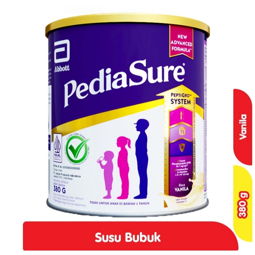 

Pediasure Triplesure Susu Pertumbuhan Anak Rasa Vanila 380G