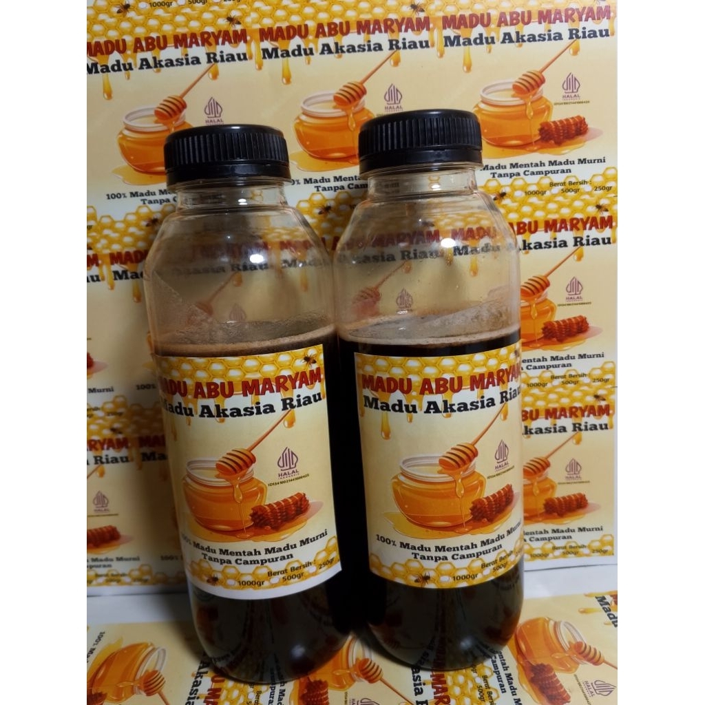 

Madu Akasia Paket Keluarga Murni Ukuran Botol 500gr