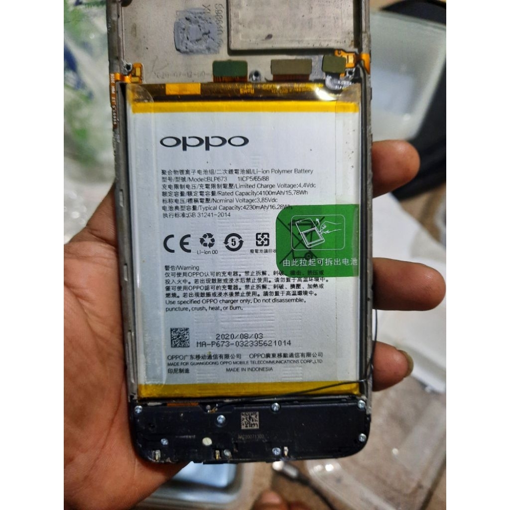 baterai oppo a12 ory