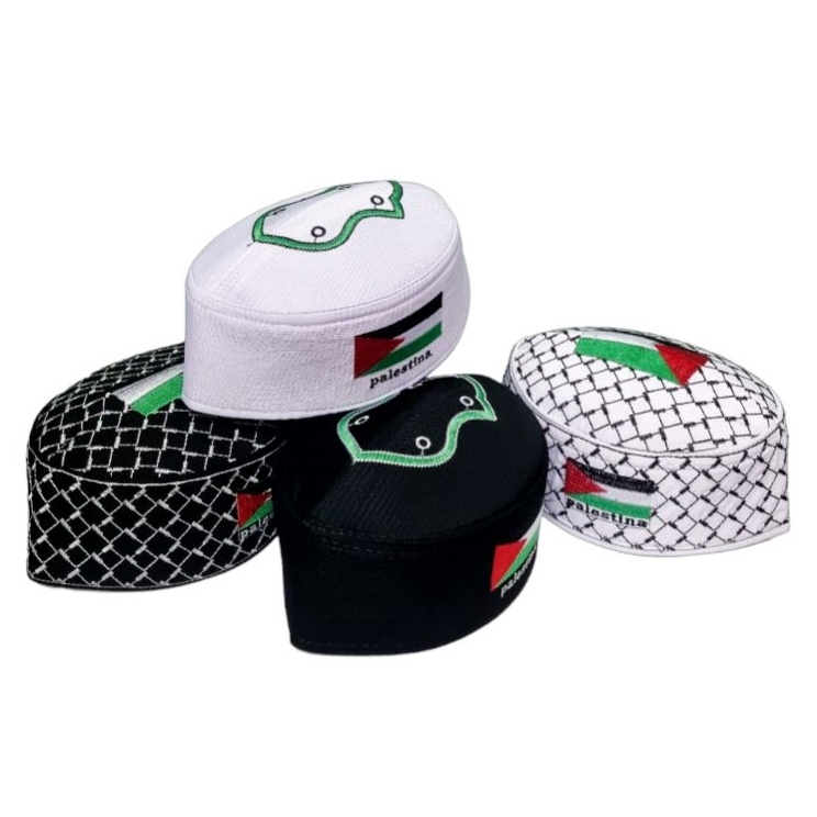 Bisa Cod Peci PALESTINA ANAK DAN DEWASA  Peci Palestina Motif Terompah Anak Dan Dewasa  Peci Palesti