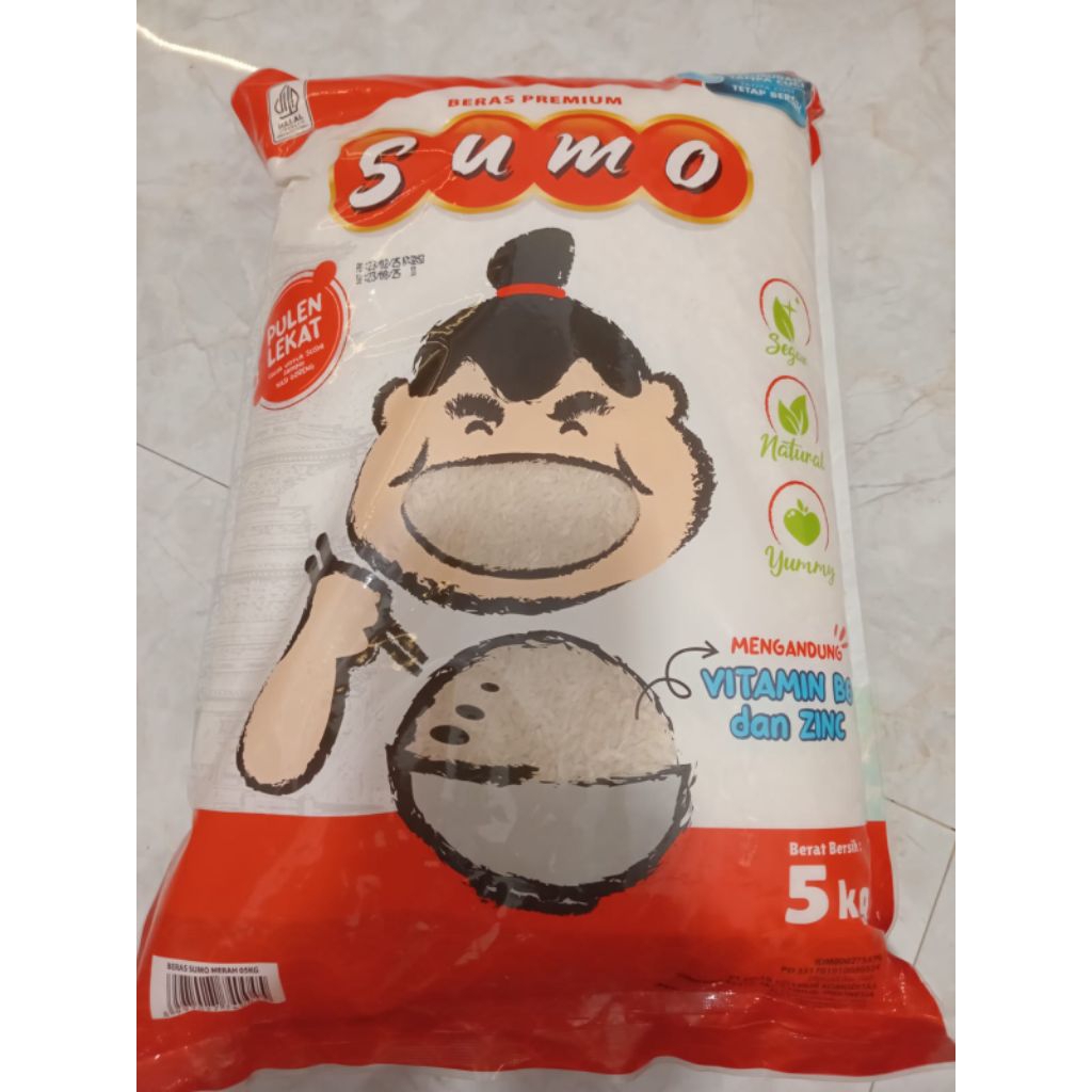 

Beras sumo label Merah 3kg dan 5kg