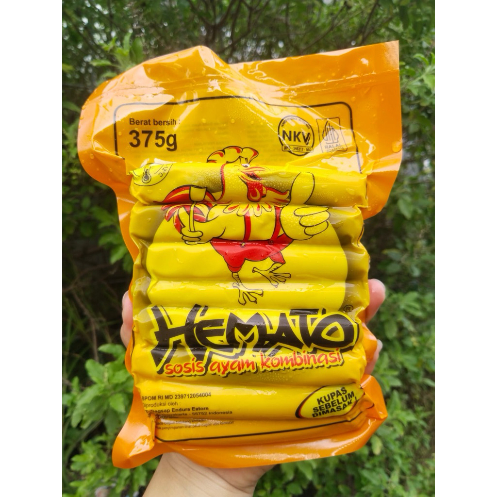 

Hemato Sosis Ayam 375gr