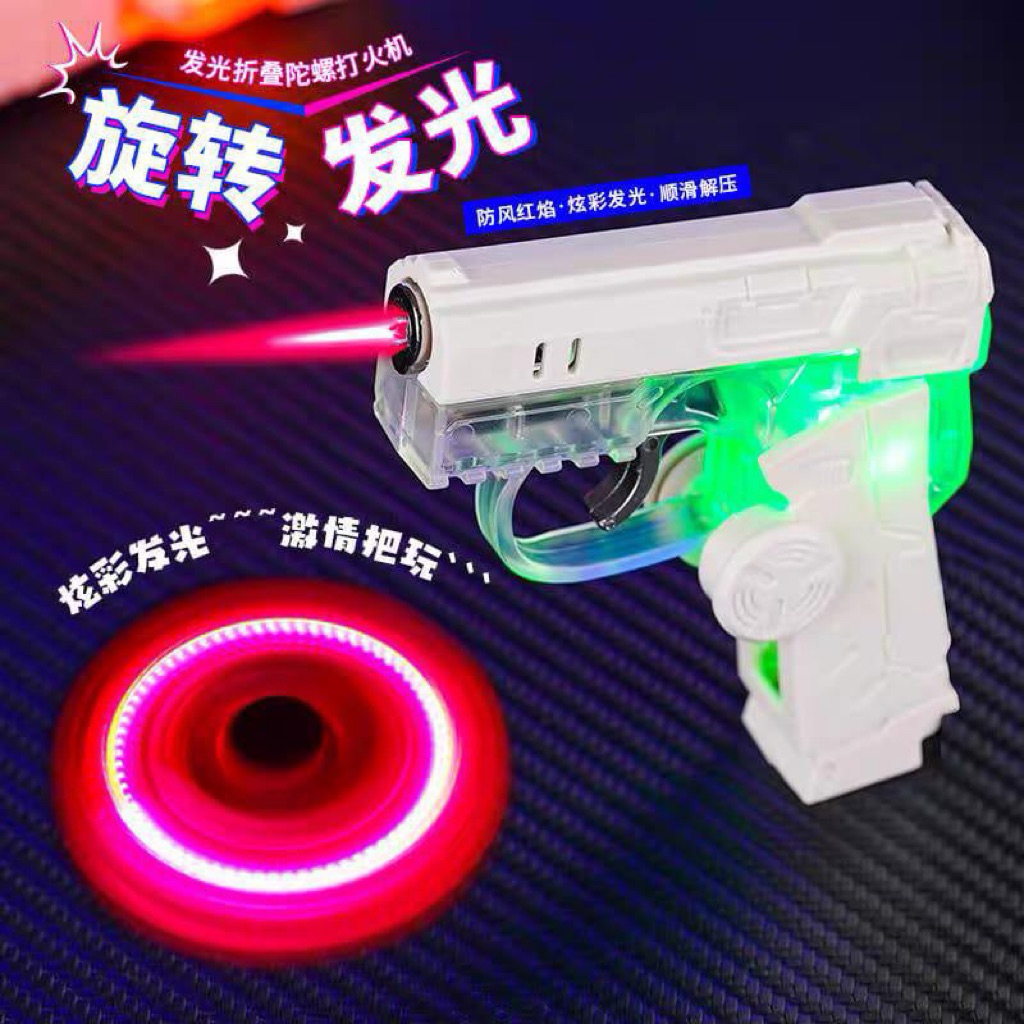 WorldLighter Mancis Korek Api Bara Spinner Transparan Lampu Q705