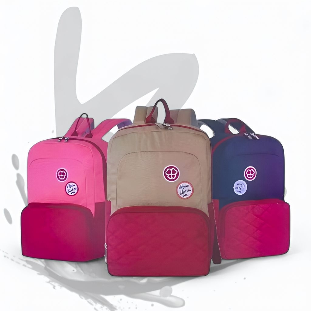 Backpack Laptop Tas Ransel Anak Perempuan Dewasa Bahan Cordura Premium Original