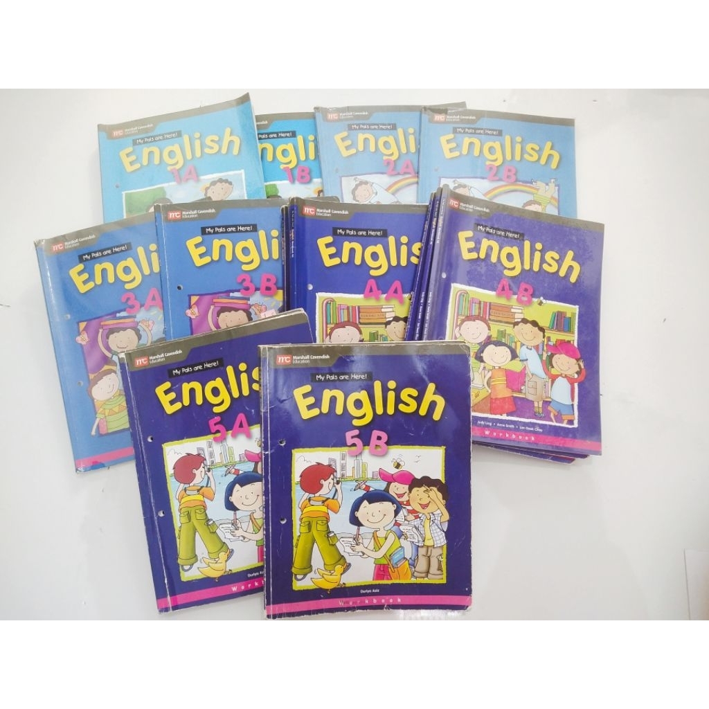Buku Sekolah BEKAS Asli ORI MY PALS ARE HERE English WORKBOOK 1A 1B 2A 2B 3A 3B 4A 4B 5A 5B Marshall