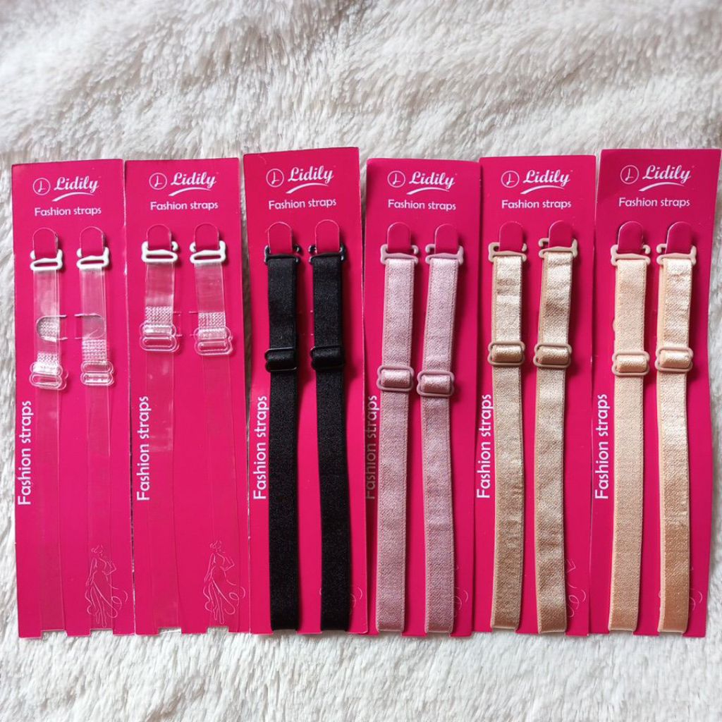 Lydyly Fashion straps tali bra BH kain elastis bening transparan