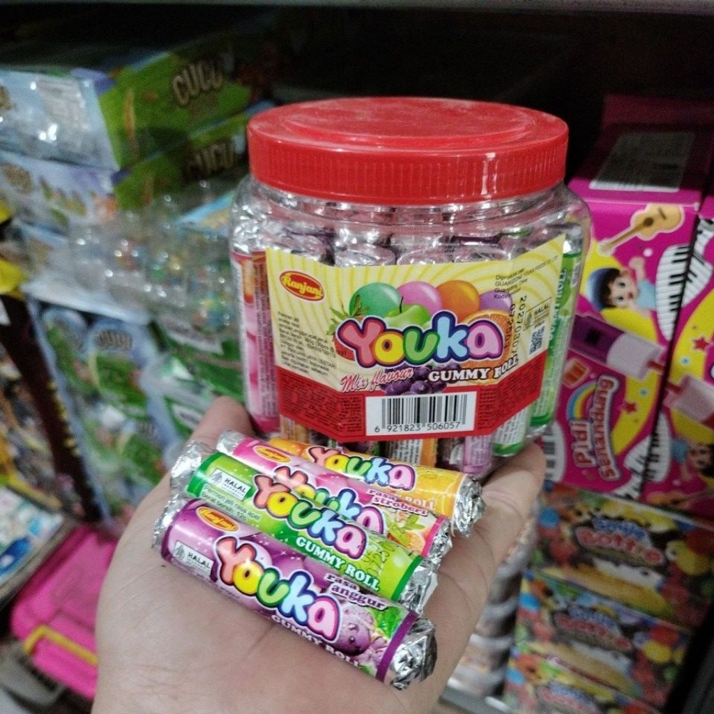 

Ranjani YOUKA Gummy Roll isi 30 pcs