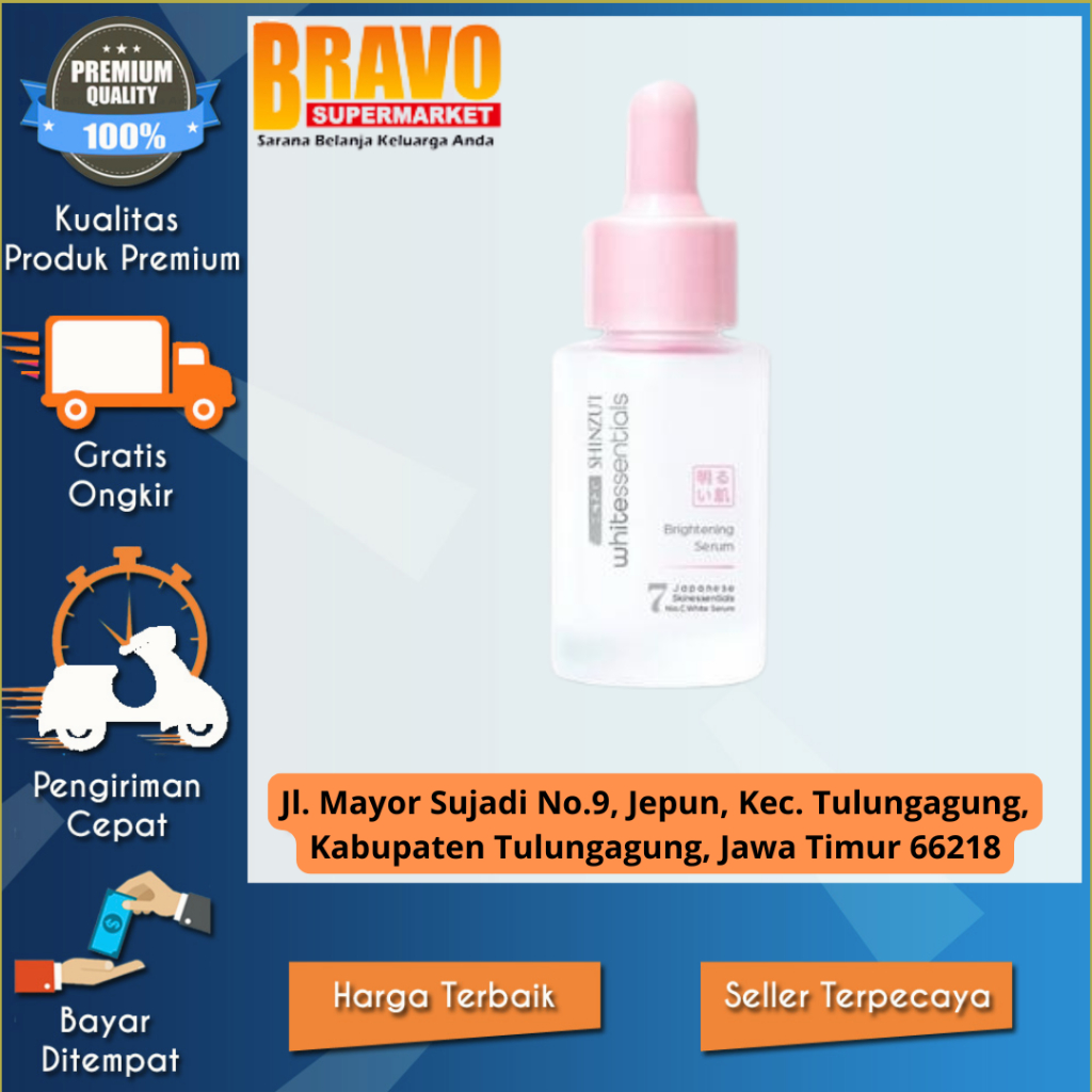 Bravo Supermarket Tulungagung - Shinzui Whitessentials Brightening Serum 20 ml