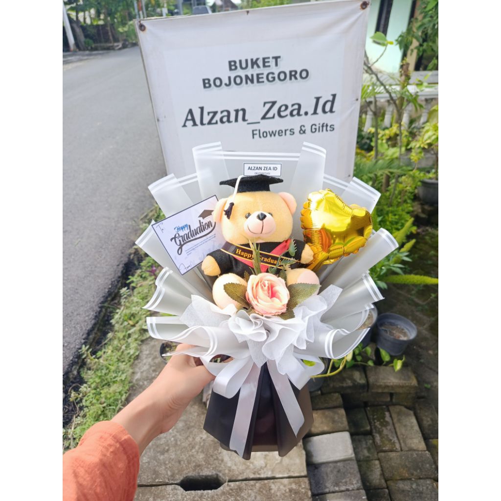BUKET BONEKA WISUDA BUKET WISUDA BUCKET BUNGA PALSU