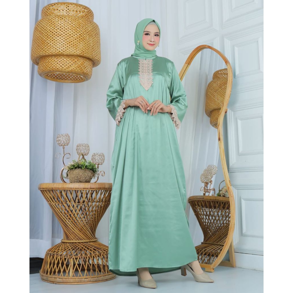 KAFTAN PESTA MEWAH ELEGAN GAMIS KAFTAN KONDANGAN