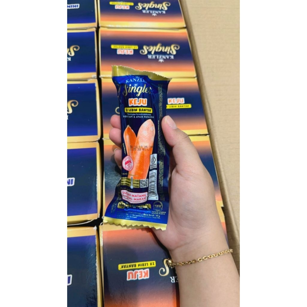 

Ay00! Sosis Kanzler Singles 65gr - 1 Box Isi 12 Pcs