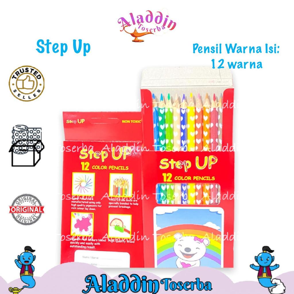 

PENSIL WARNA STEP UP 12 COLOURS PENCIL / PENSIL WARNA PANJANG GAMBAR ANAK