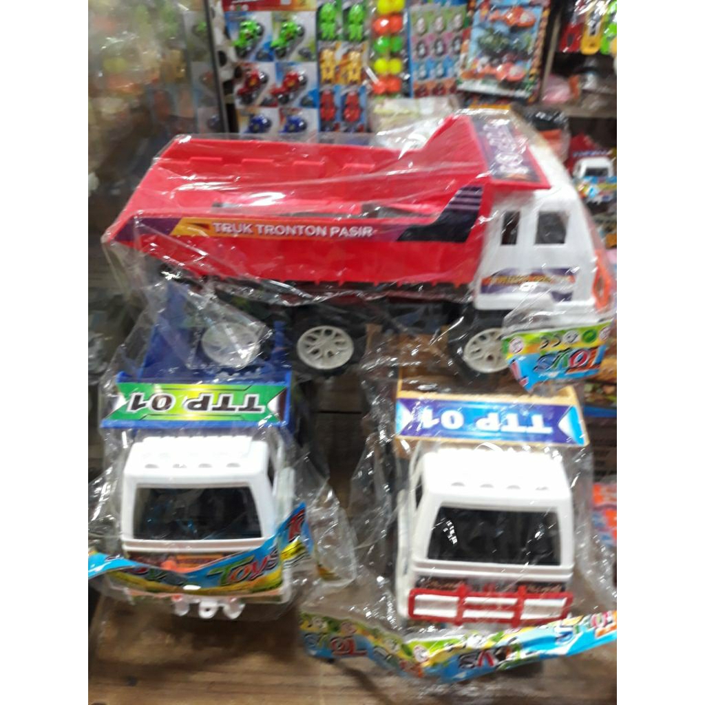 mainan anak mobil truk plastik ttp 01 plus sekrup