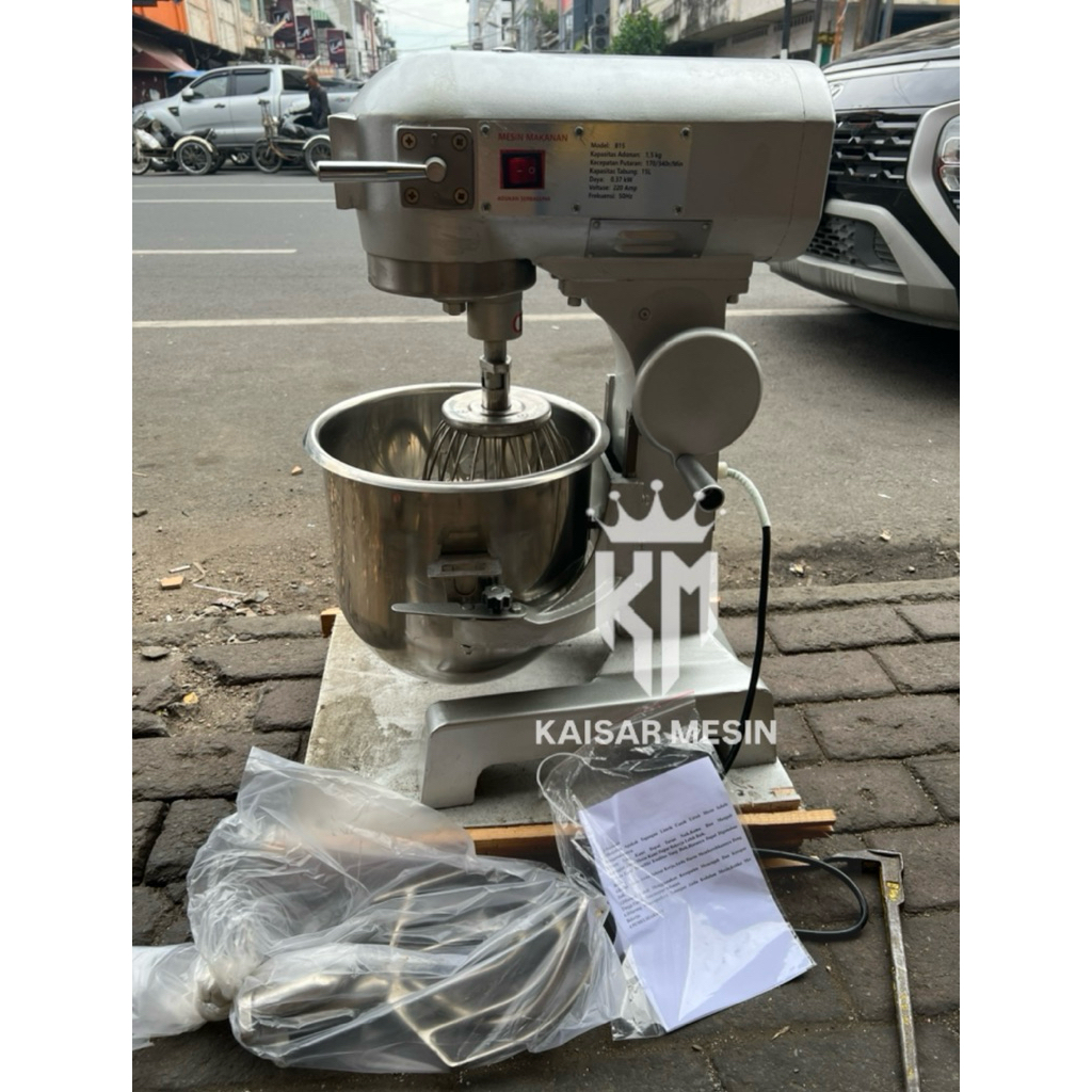 Planetary Mixer B15 15 Liter Mixer Roti 15 Liter YAMAMOTO