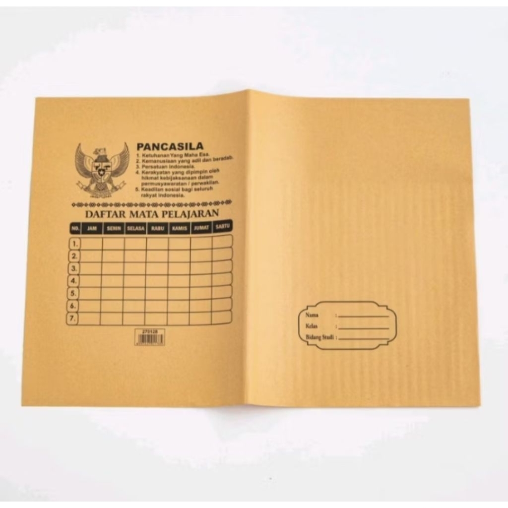 

Sampul Buku Coklat Ukuran Kwarto