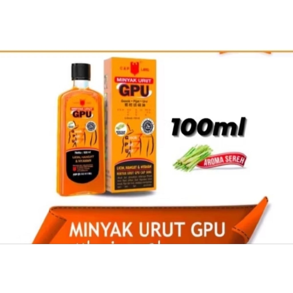 GPU Sereh Cap Lang/Minyak Urut 100ml