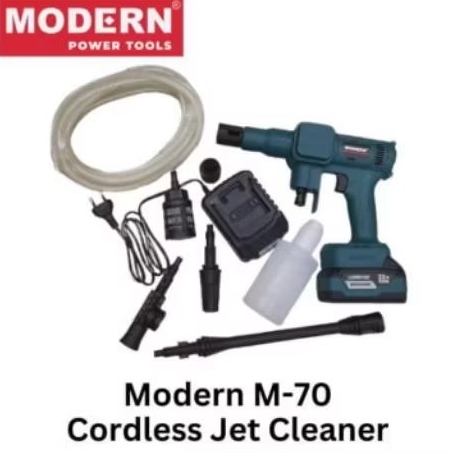 MODERN JET CLEANER CORDLESS M70 MESIN CUCI MOBIL MOTOR BATERAI 20V
