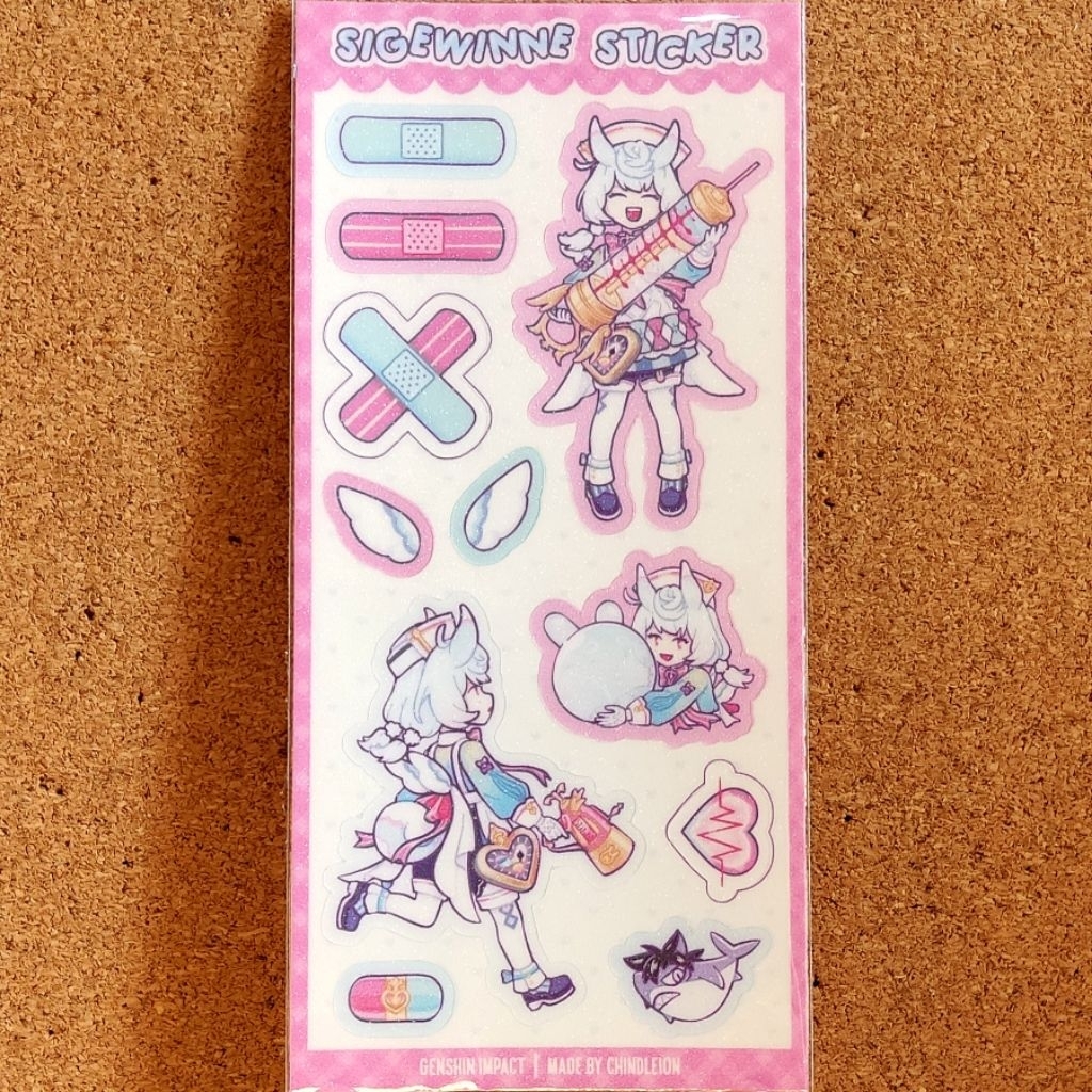 

Sigewinne Sticker Sheet [fanmerch by chindleion]