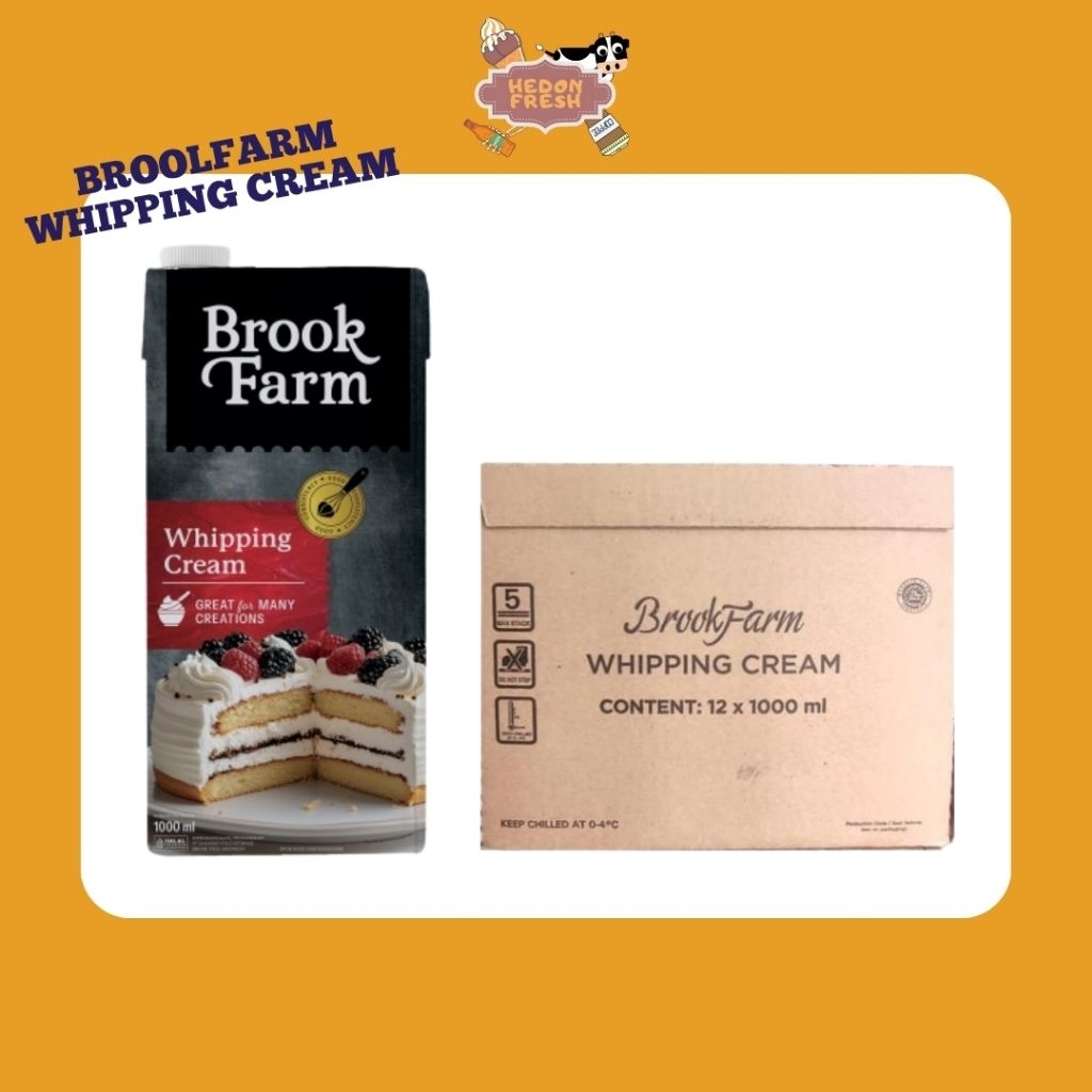

Brookfarm Whipping Cream 1 Liter (1 pcs)