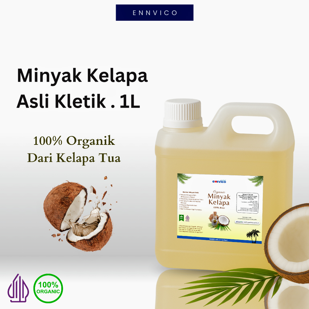 

Minyak Kelapa Asli 100% Murni Minyak Kelapa Tradisional No RBD Coconut Oil Organik