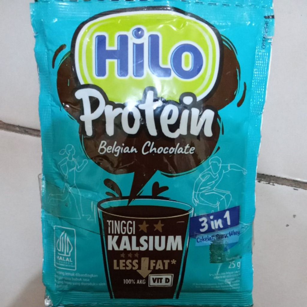 

Hilo Protein Belgia Chocolate Renteng Isi 10 Sachet 25gr