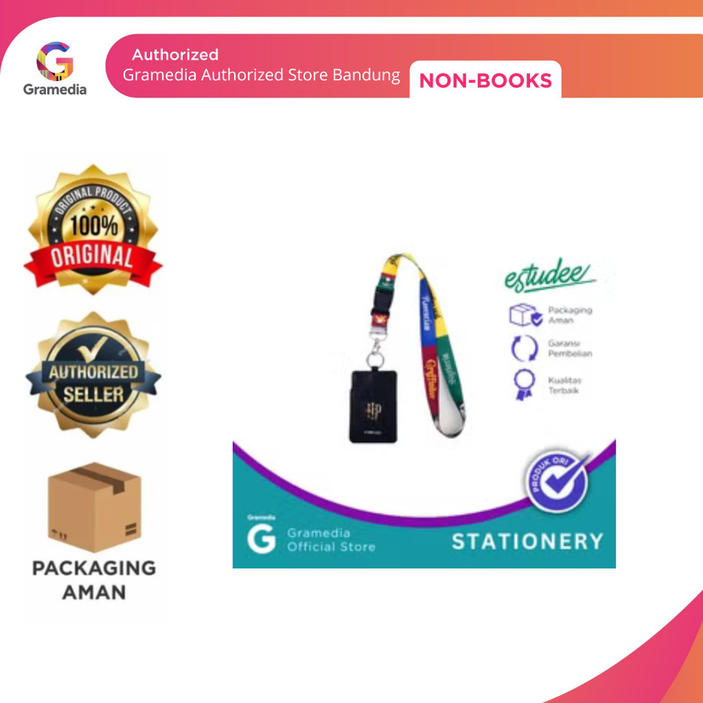 

Gramedia Bandung - Estudee Mini Pouch + Lanyard Harry Potter 9 3/4