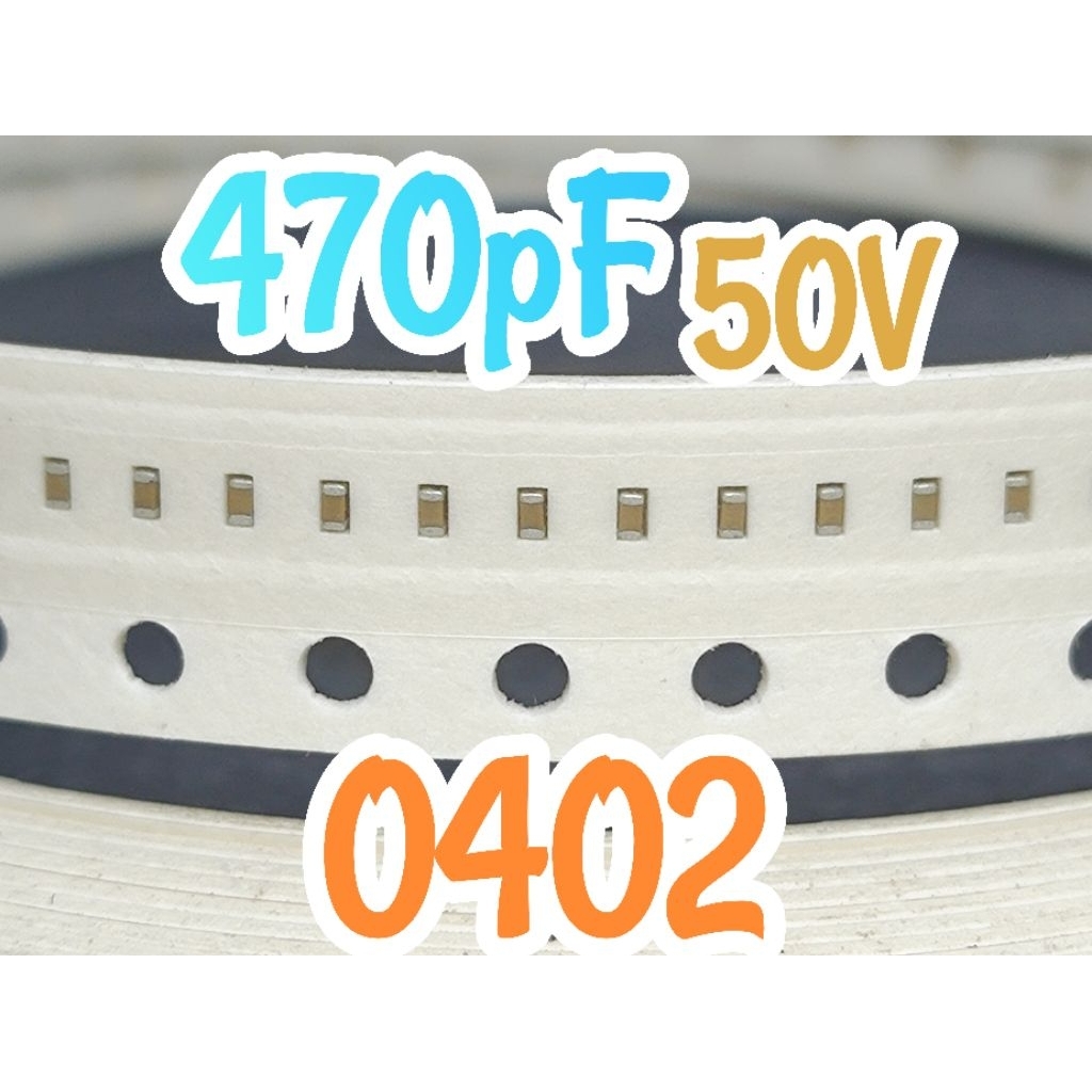 10pcs Ceramic Capacitors SMD 0402 1005 50V 470pF 50v 470 pF 0.47nF 0,47NF 50volt Multilayer