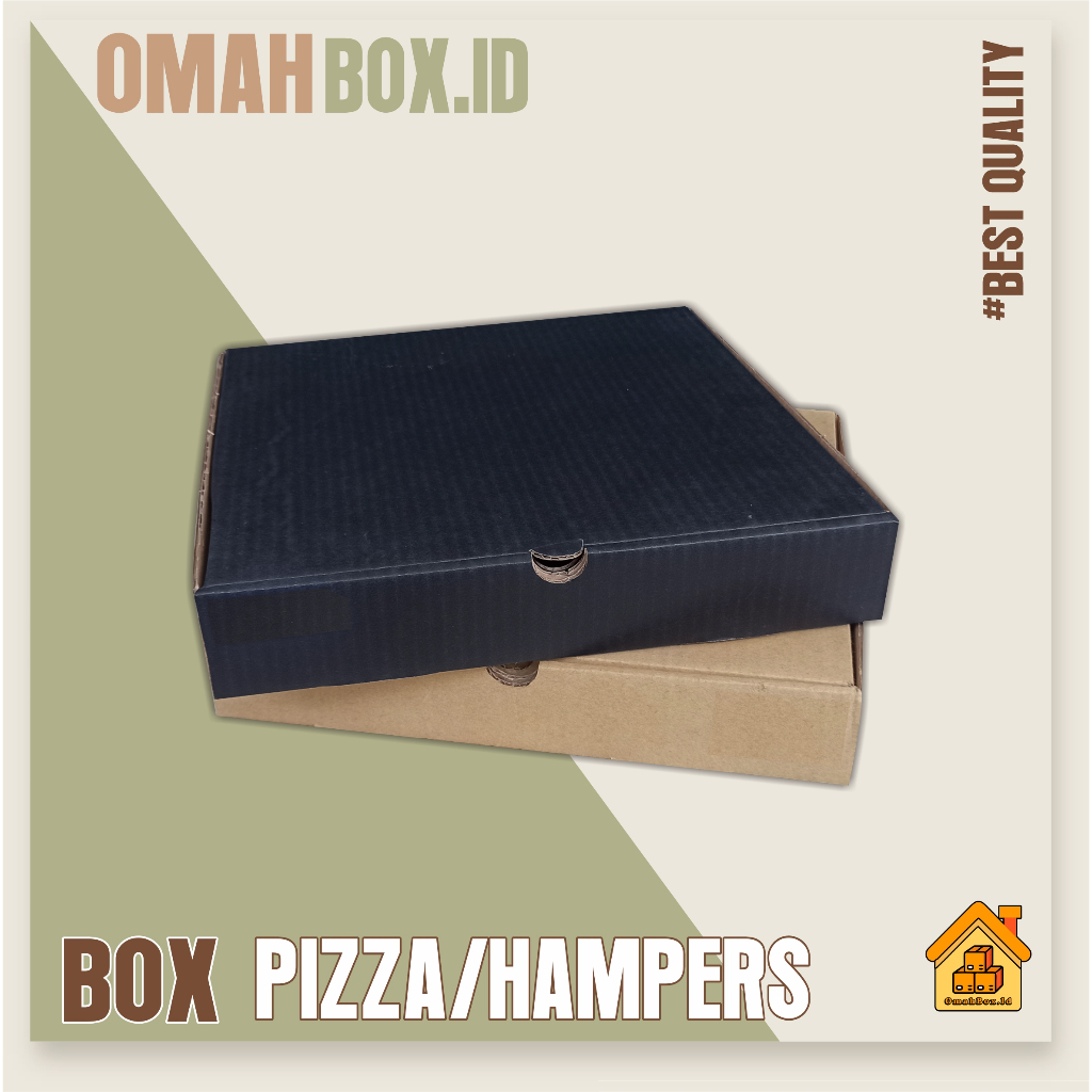 

box Pizza/Hampers 28x28x5 cm | kardus pizza | box pizza | kotak pizza | kemasan pizza | box gift | box hampers | box baju | box kaos | box unik | box murah
