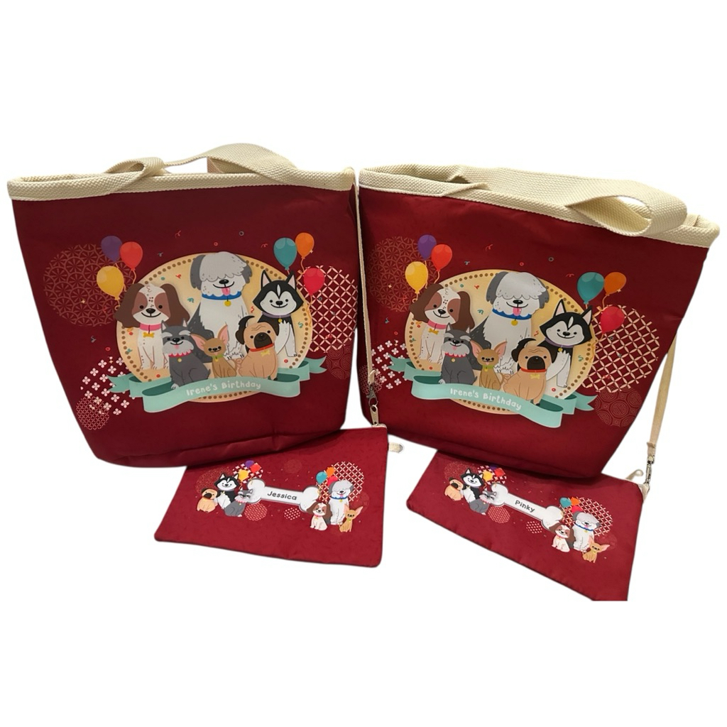 

Tas Goodie Bag Motif Anjing