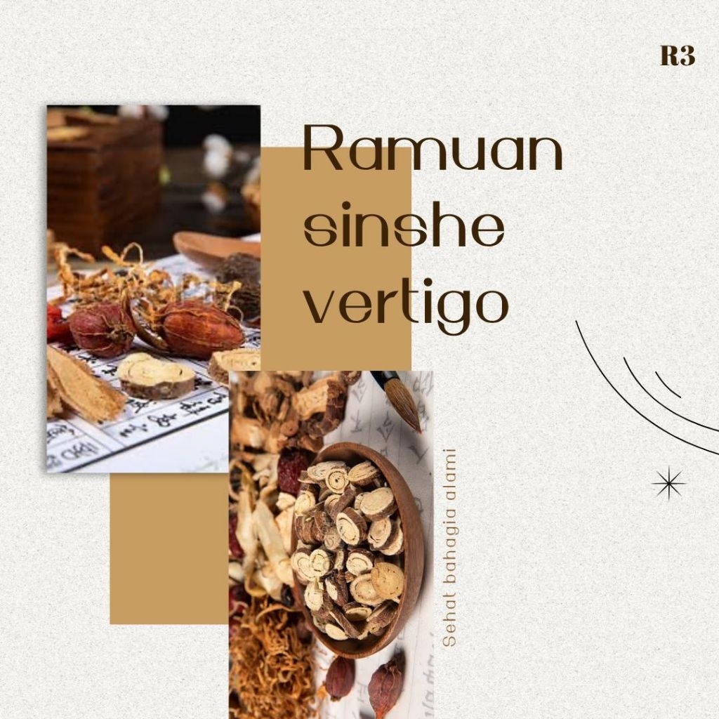 

ramuan sinse sinshe racikan Tiongkok ramuan herbal tradisional vertigo migrain insomnia