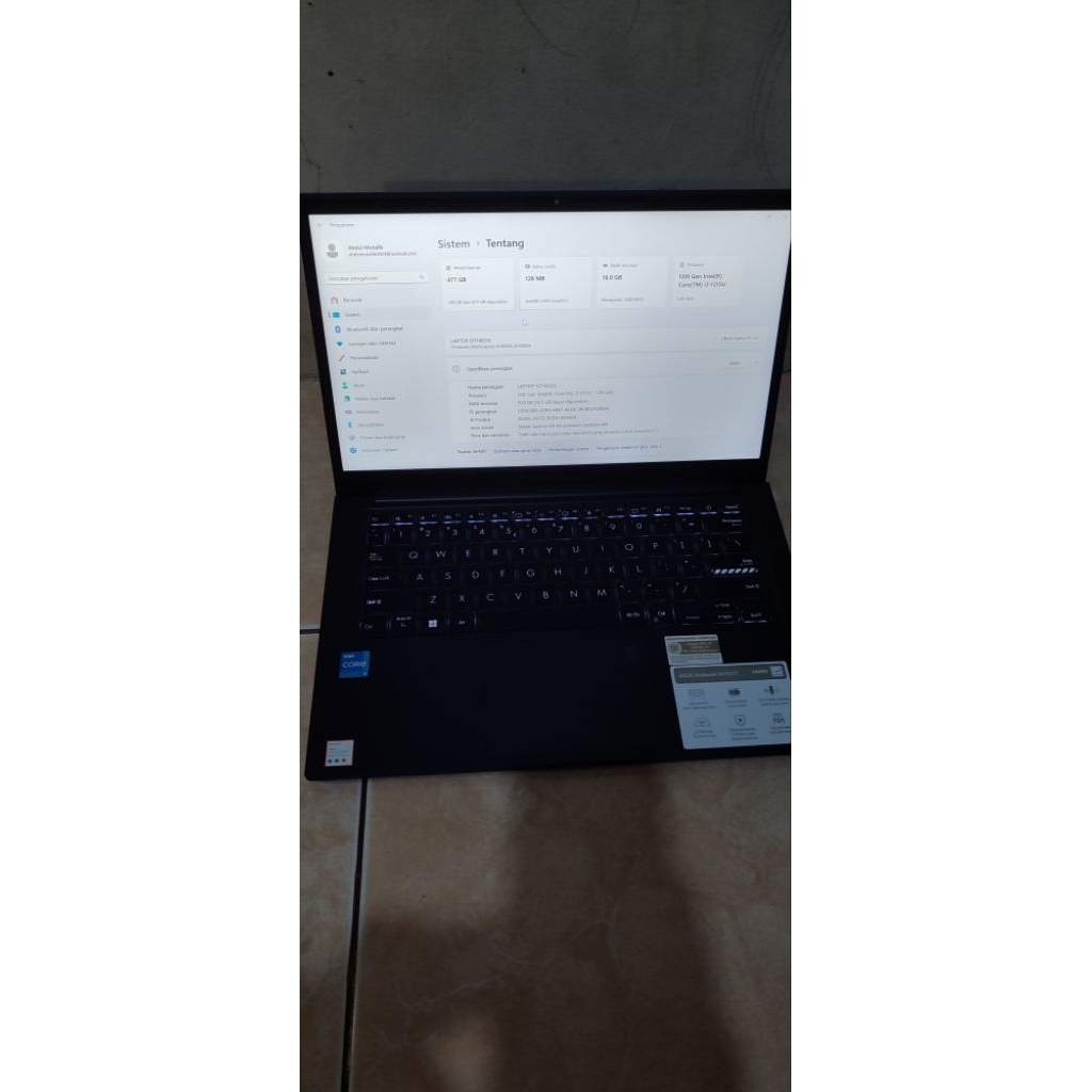 LAPTOP ASUS VIVOBOOK A1404ZA Asus VivoBook A1404ZA – Laptop Ringan, Kencang, dan Stylish untuk Aktiv