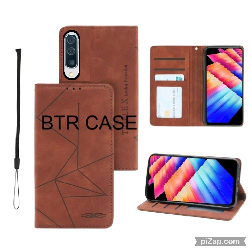 CASE HP SAMSUNG A70 CASING DOMPET KULIT FLIP COVER LEATHER SARUNG HP MOTIF