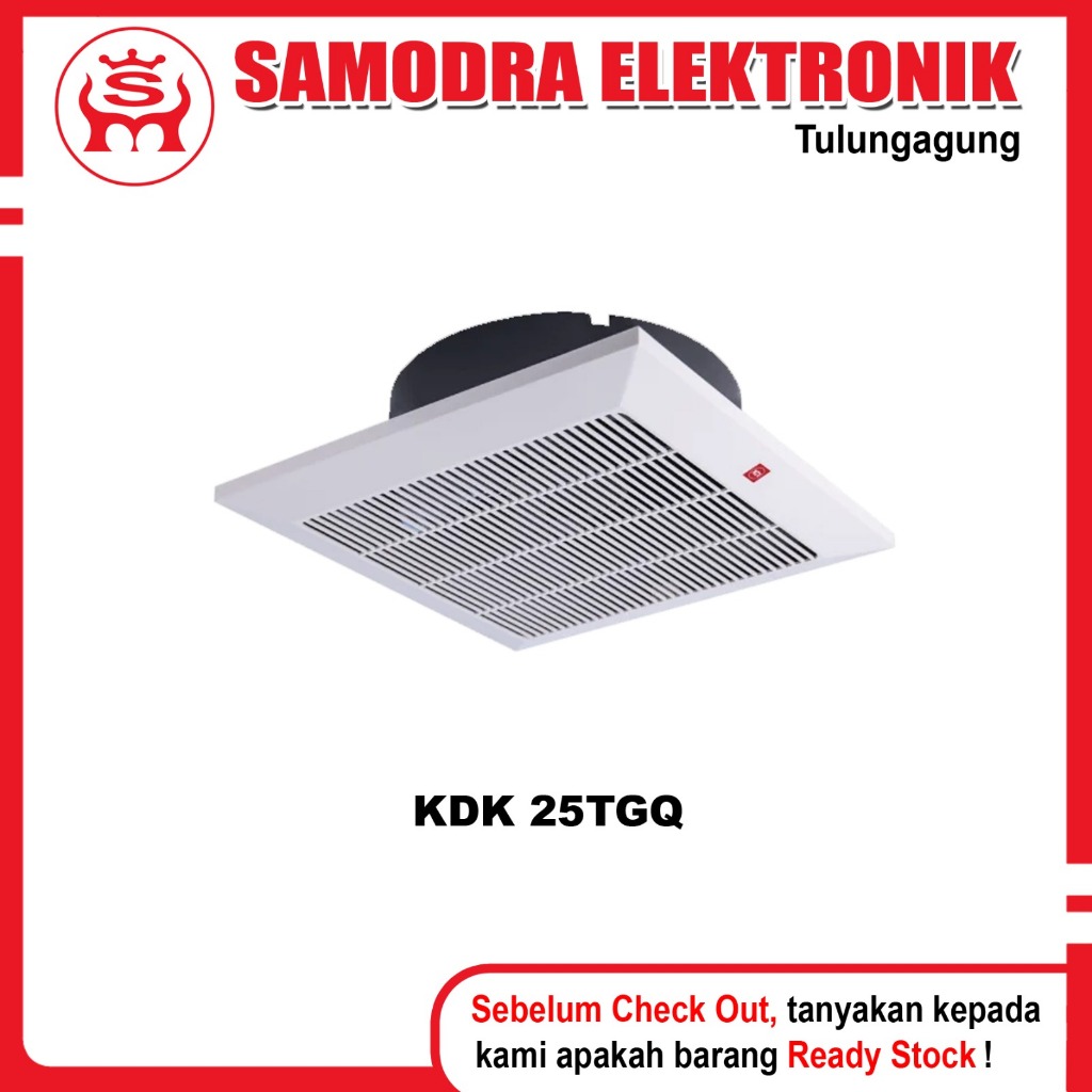 Kipas Ceiling Exhaust Fan KDK 25TGQ | Exhaust Fan Ceiling 10 Inch Kdk
