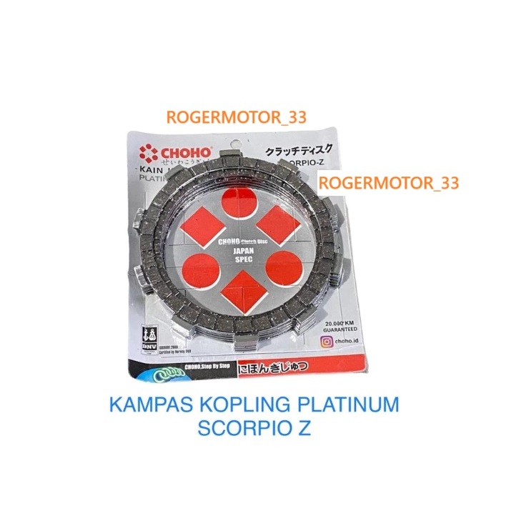 KAMPAS KOPLING KLOS SCORPIO Z MEREK CHOHO ORI