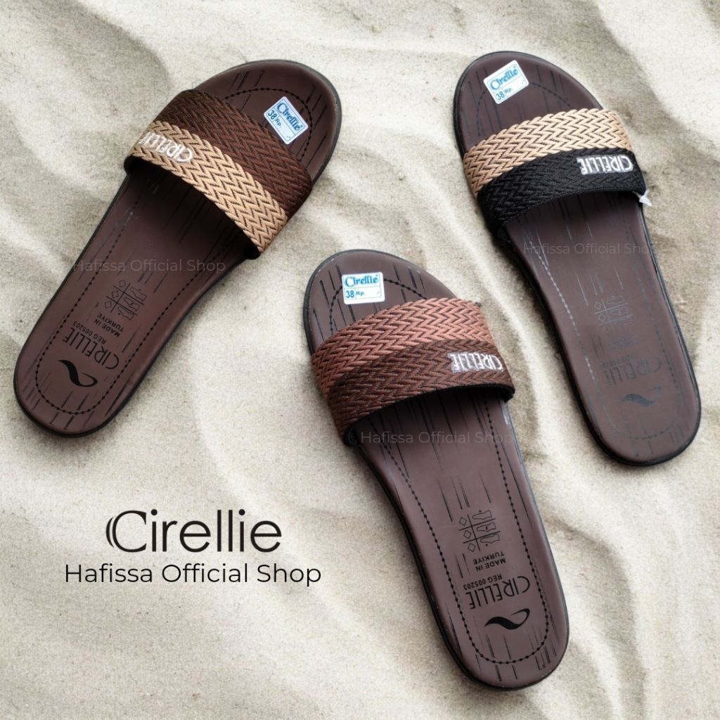 Vita Series Ori Cirellie Turki B1-910 2 Warna 37-40 Sandal Selop Wanita