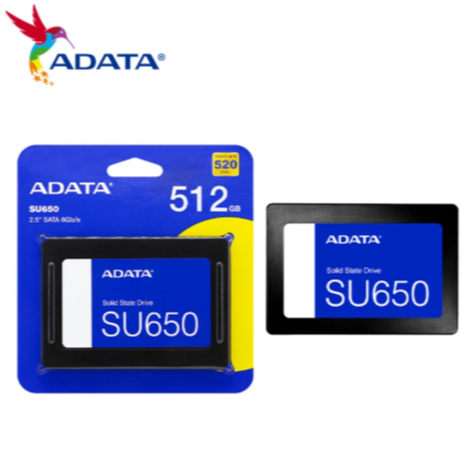 SSD ADATA SU650 128GB 256GB 512GB 1TB Sata III