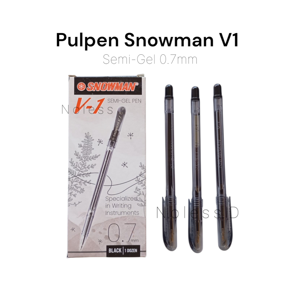 

NL (1 biji) Pen Snowman V1 semi-gel Pulpen Kerja dan Sekolah berkualitas