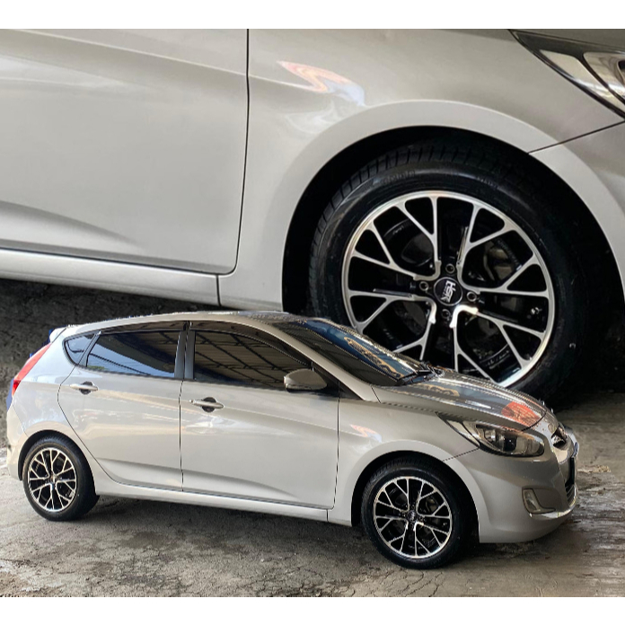 TERSEDIA PAKET HEMAT VELG PLUS BAN MOBIL NYA R16 DIMODEL VELG HSR FE01+BAN ACCELERA PHI-R 195/55/R16