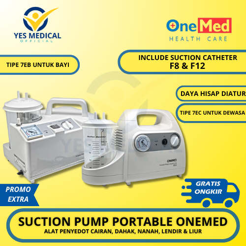 berkahshopss - onemed suction pump untuk bayi atau portable alat penyedot lendir dahak suction bayi