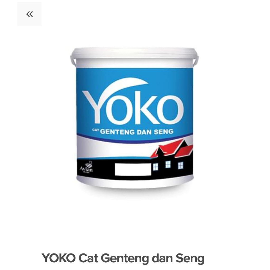 Cat Genteng dan Seng yoko 4 kg