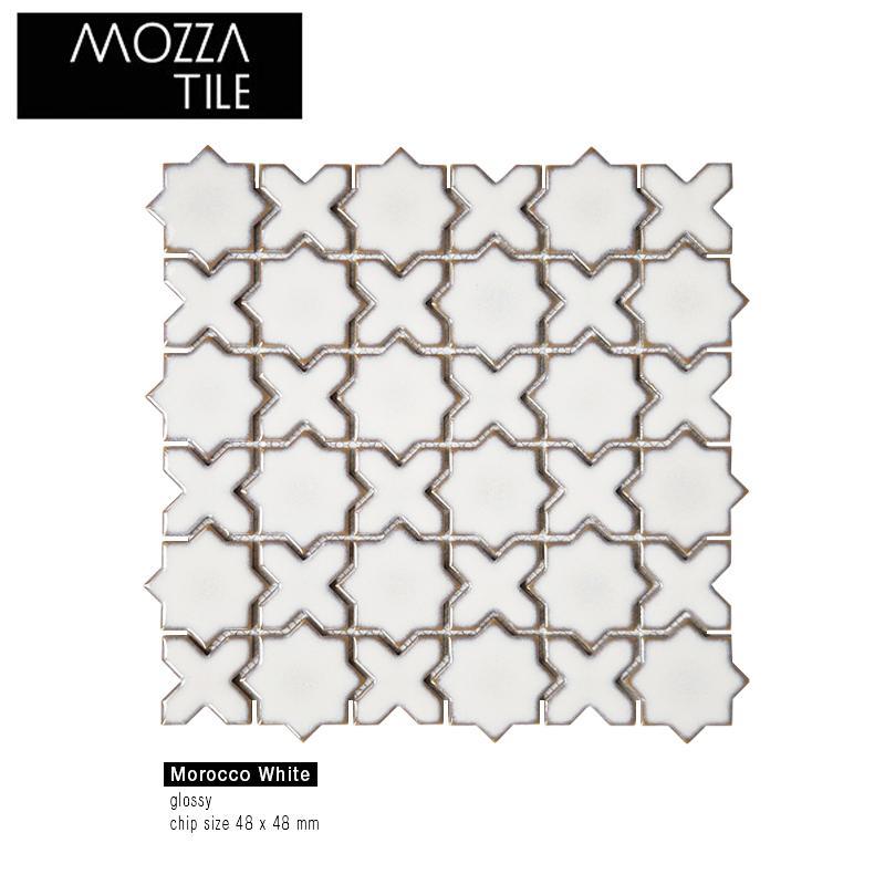 Mosaic MOZZA TILE Morocco White