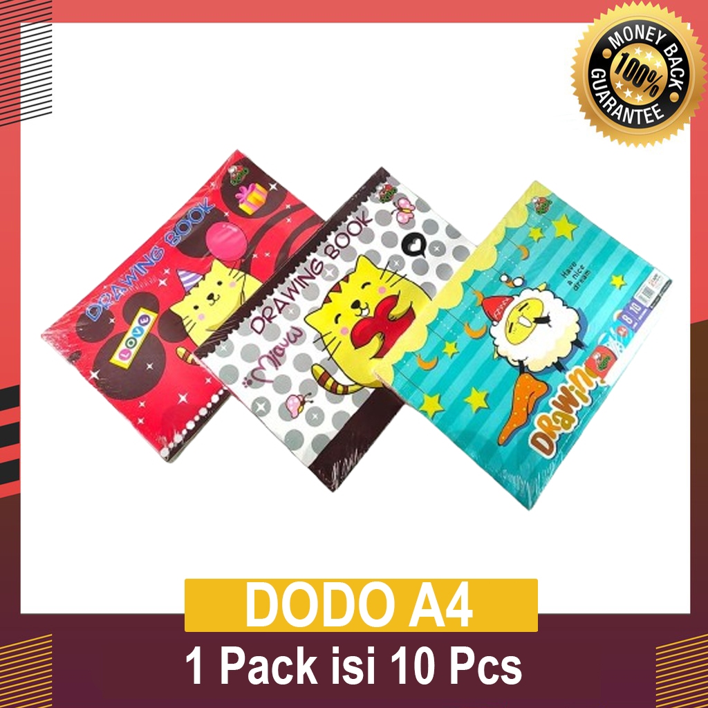 

[ 1 Pack ] Buku Gambar Dodo A4