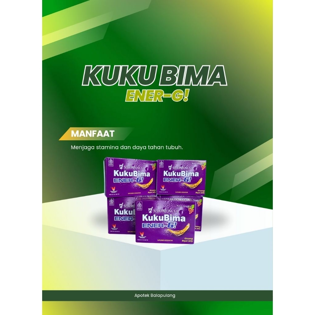 

KUKU BIMA ENERGI Original Anggur isi 6 sachet/box