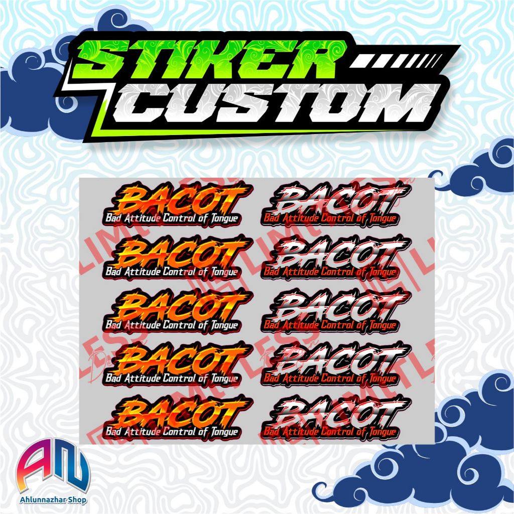 

Stiker Set Pack, Stiker Vinyl B4C0T