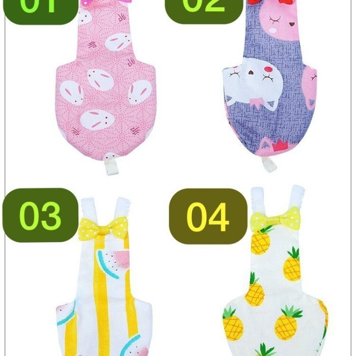 (❤-2RQ✓] BAJU BURUNG PARROT PAMPERS S Pineapple Conure PEMPERS AVR-YW-0065 Small Parrot- langsung.ki