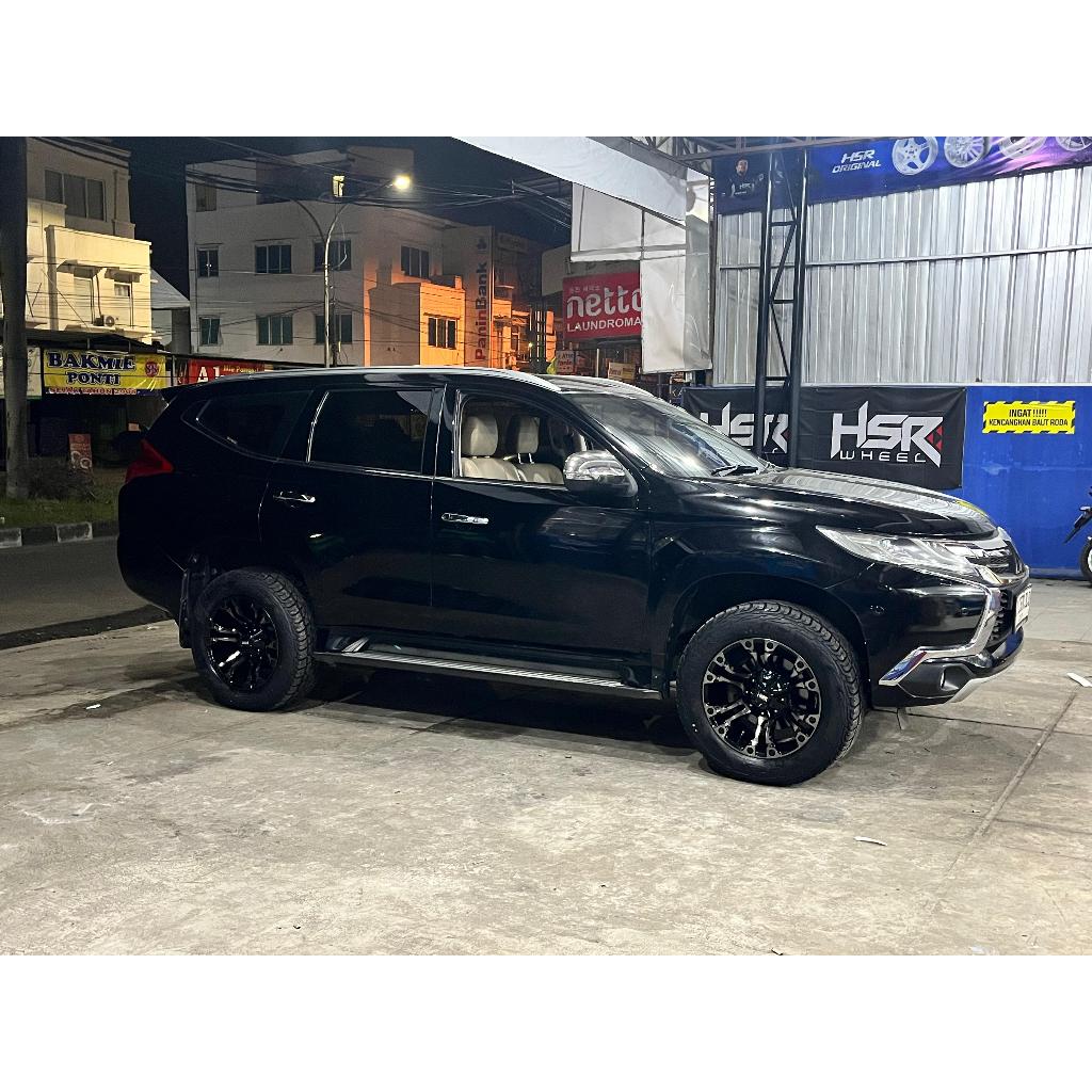 velg mobil ring 18 OFFROAD HSR LUMBIS R18 VELG MOBIL PAJERO FORTUNER DLL