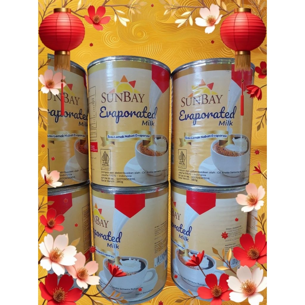 

susu evaporasi susu es buah sunbay 380g